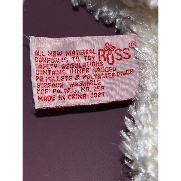 Russ Berrie Freezy the Snowman Sparkly 9" Plush Toy NWT Stuffed Frosty - Picture 10 of 10